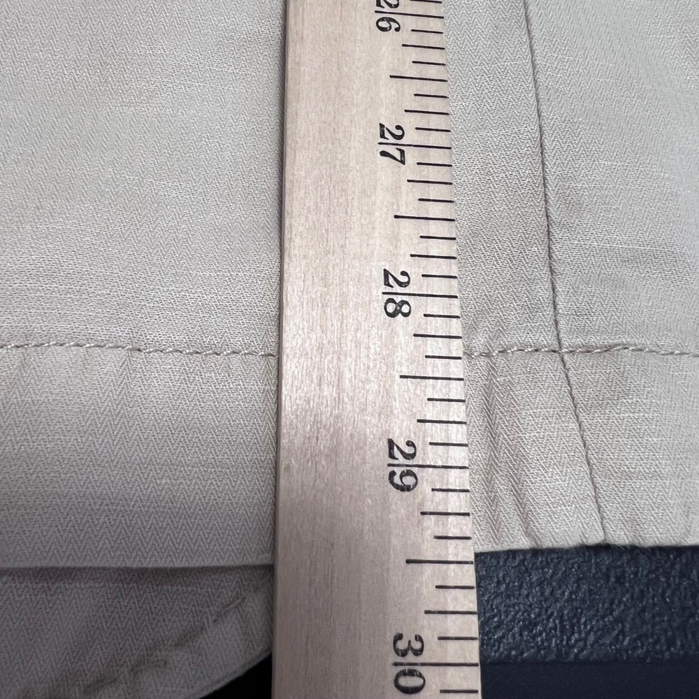 Napapijri Blazer Mens XL Beige Linen Blend Unstructured Herringbone Neutral - Picture 14 of 16